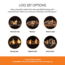 Monessen Exacta 42" Vent Free Circulating Clean Face Firebox with Herringbone Interior Panels