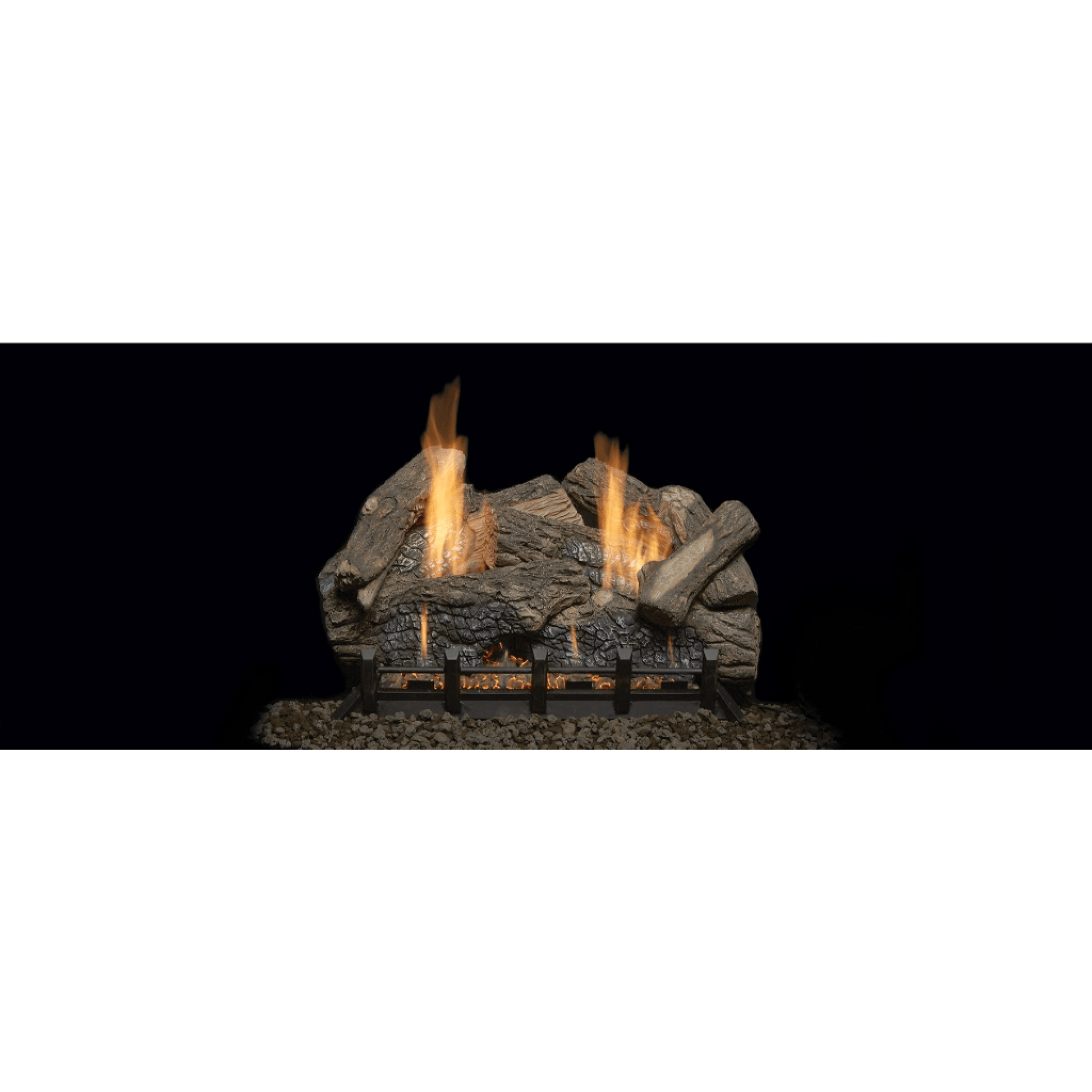 Monessen Highland Oak 24" Refractory Vented/Vent-Free Gas Log Set