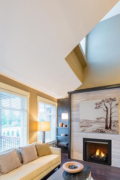 Monessen Lo-Rider 36" Clean Face Vent Free Gas Firebox With Multi-tonal Gray Herringbone Fiber Interior Panels