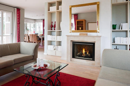 Monessen Lo-Rider 42" Clean Face Vent Free Gas Firebox With Multi-tonal Brown Stacked Traditional Fiber Interior Panels