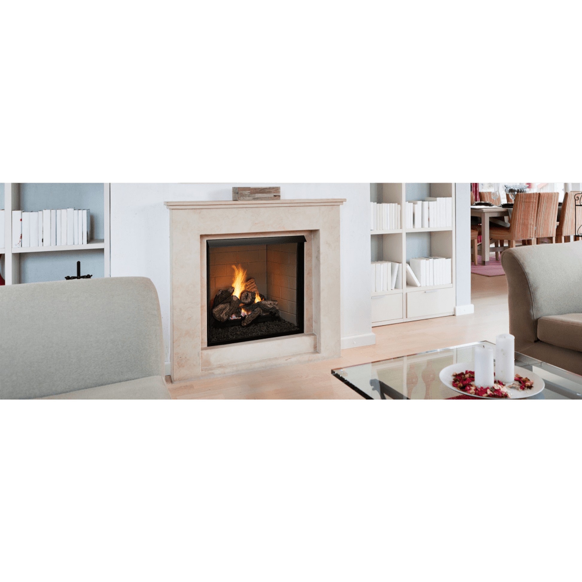 Monessen Mojo 27" Vented/Vent-Free Gas Log Set