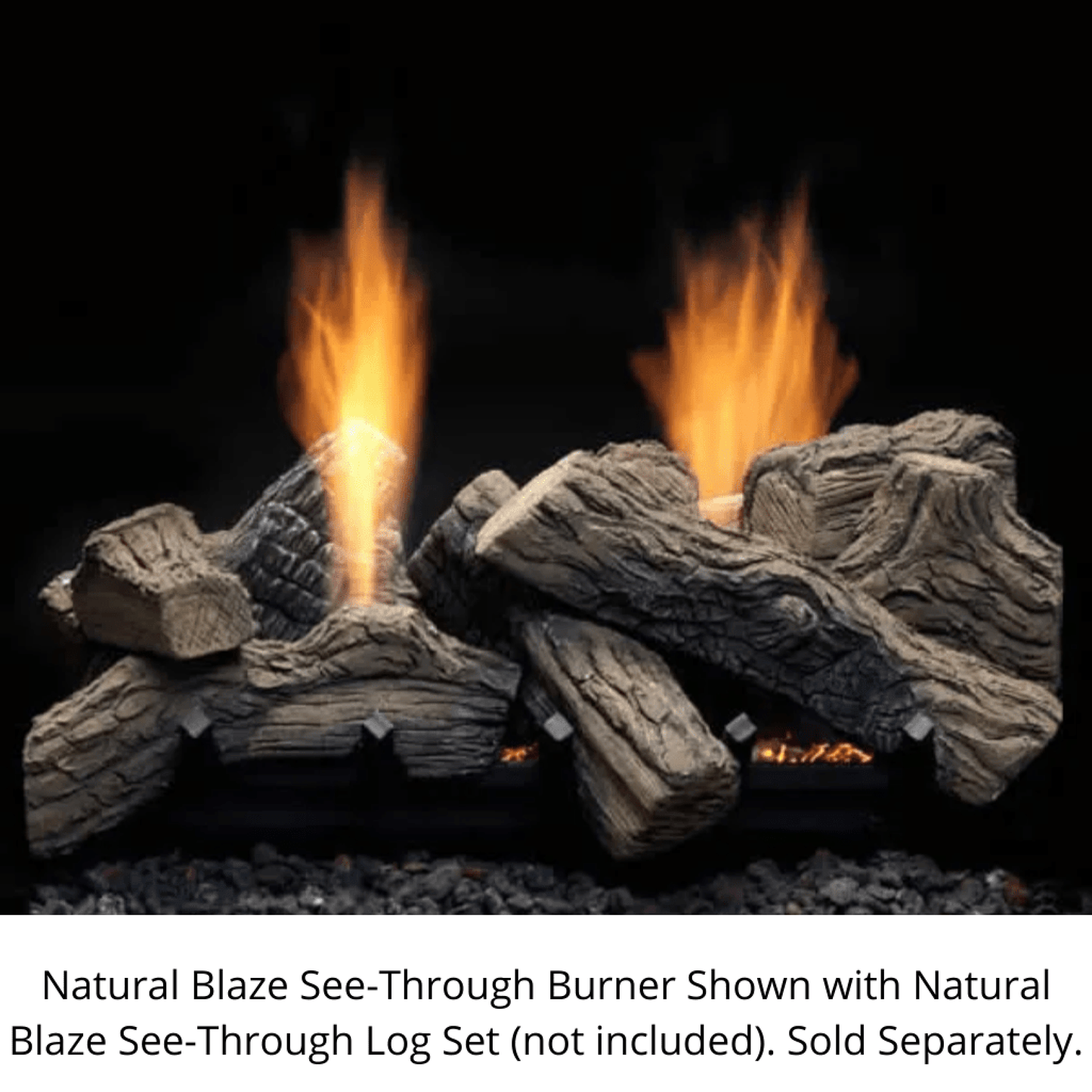 Monessen Natural Blaze 27" See-Through Vent Free Liquid Propane Gas Burner