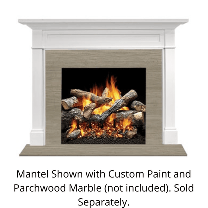 Monessen Signature Series Roxborough A 44" Maple Unfinished Flush Wood Mantel