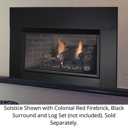 Monessen Solstice 33" Traditional Vent Free Liquid Propane Gas Fireplace Insert With Millivolt Ignition