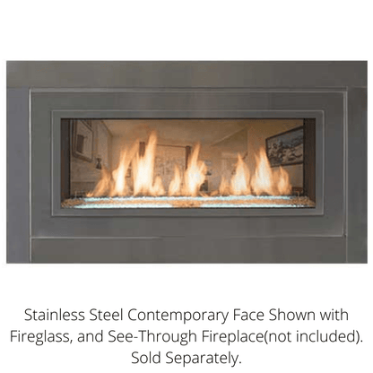 Face Monessen Stainless Steel Contemporary Face for 42" Artisan See-Through Fireplace