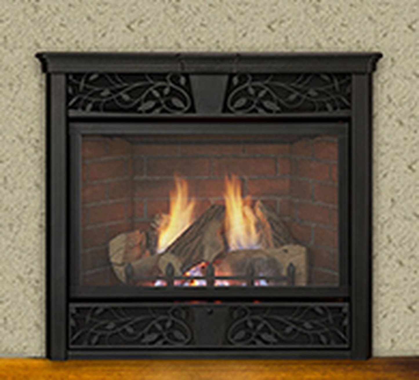 Monessen Symphony 24" Vent Free Traditional Liquid Propane Gas Fireplace With IPI Control System
