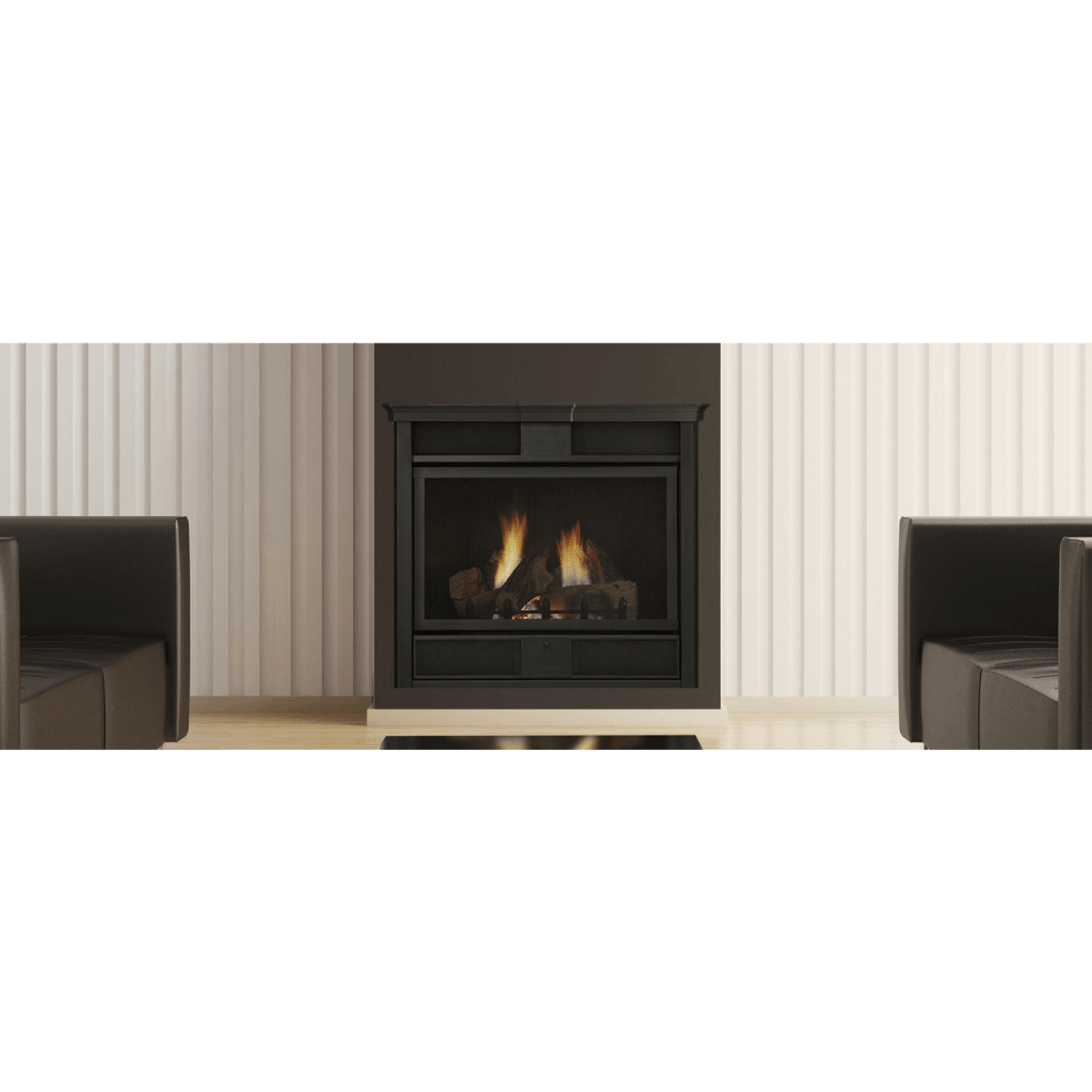 Monessen Symphony 24" Vent Free Traditional Liquid Propane Gas Fireplace With IPI Control System