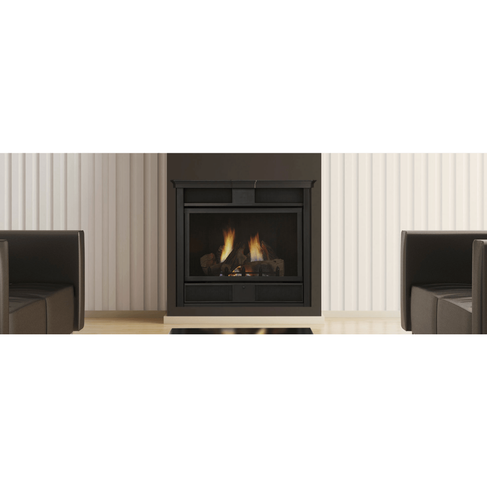 Monessen Symphony 32" Vent Free Traditional Liquid Propane Gas Fireplace With Millivolt Control System