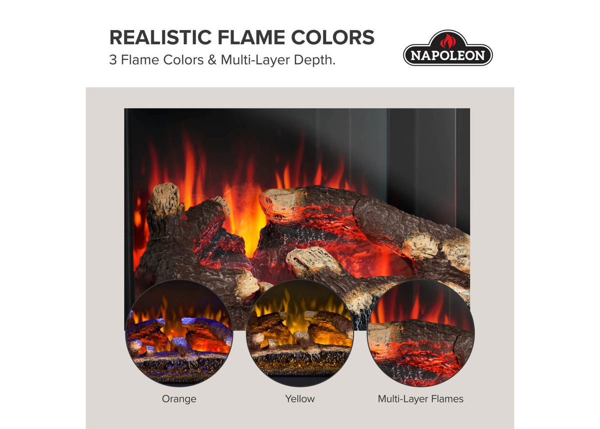 Napoleon Rosedale 3 29" Built-in Electric Fireplace Insert