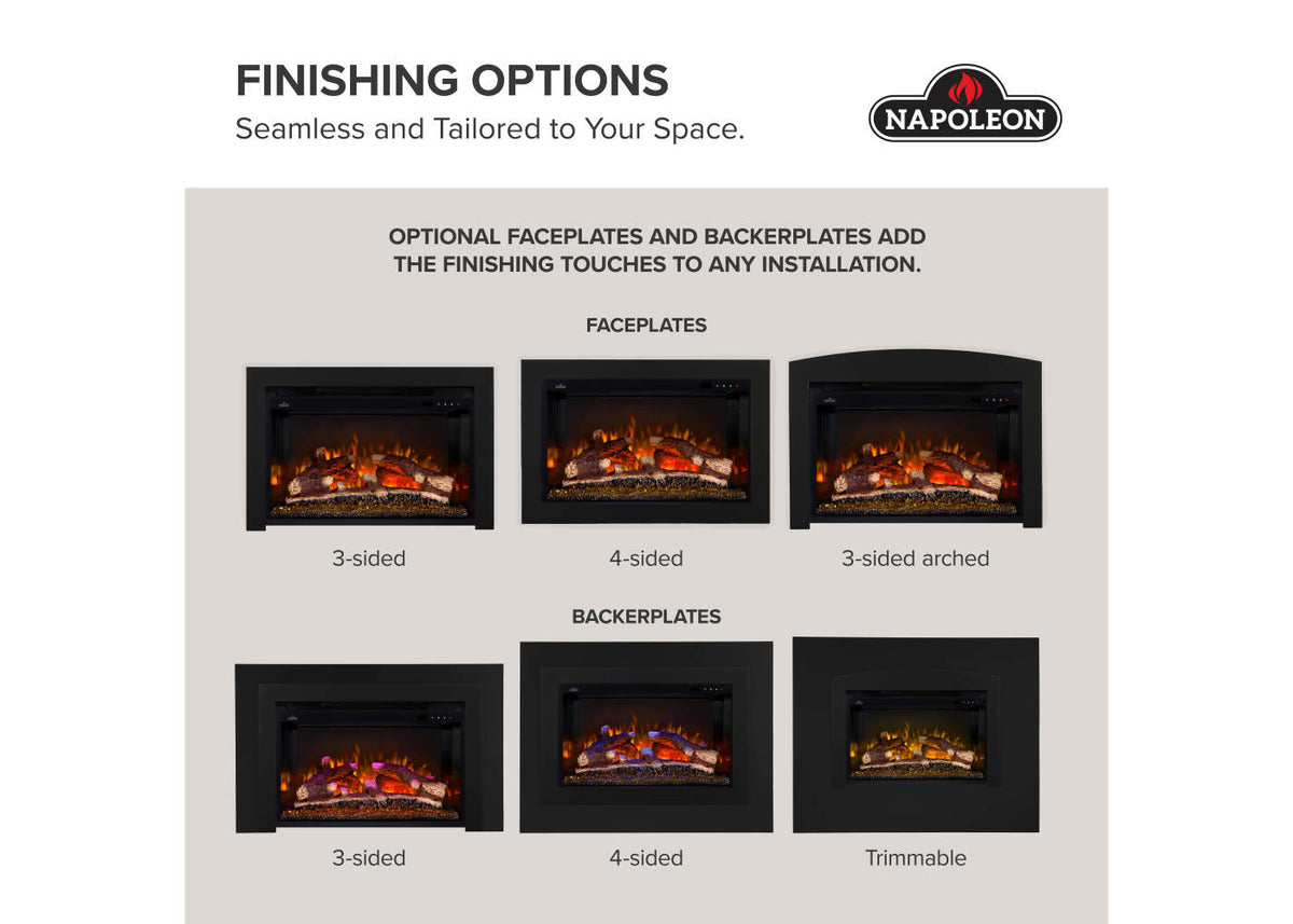 Napoleon Rosedale 3 29" Built-in Electric Fireplace Insert