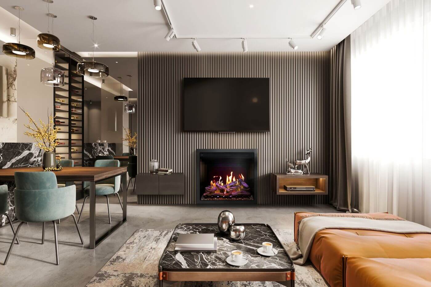 Napoleon Elevation X 36" Built-in Electric Fireplace