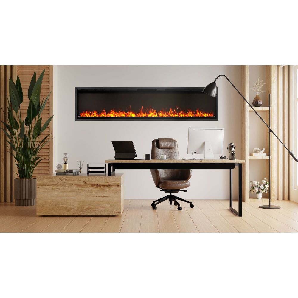Napoleon Astound SlimMount 74" Wall-Mounted Electric Fireplace