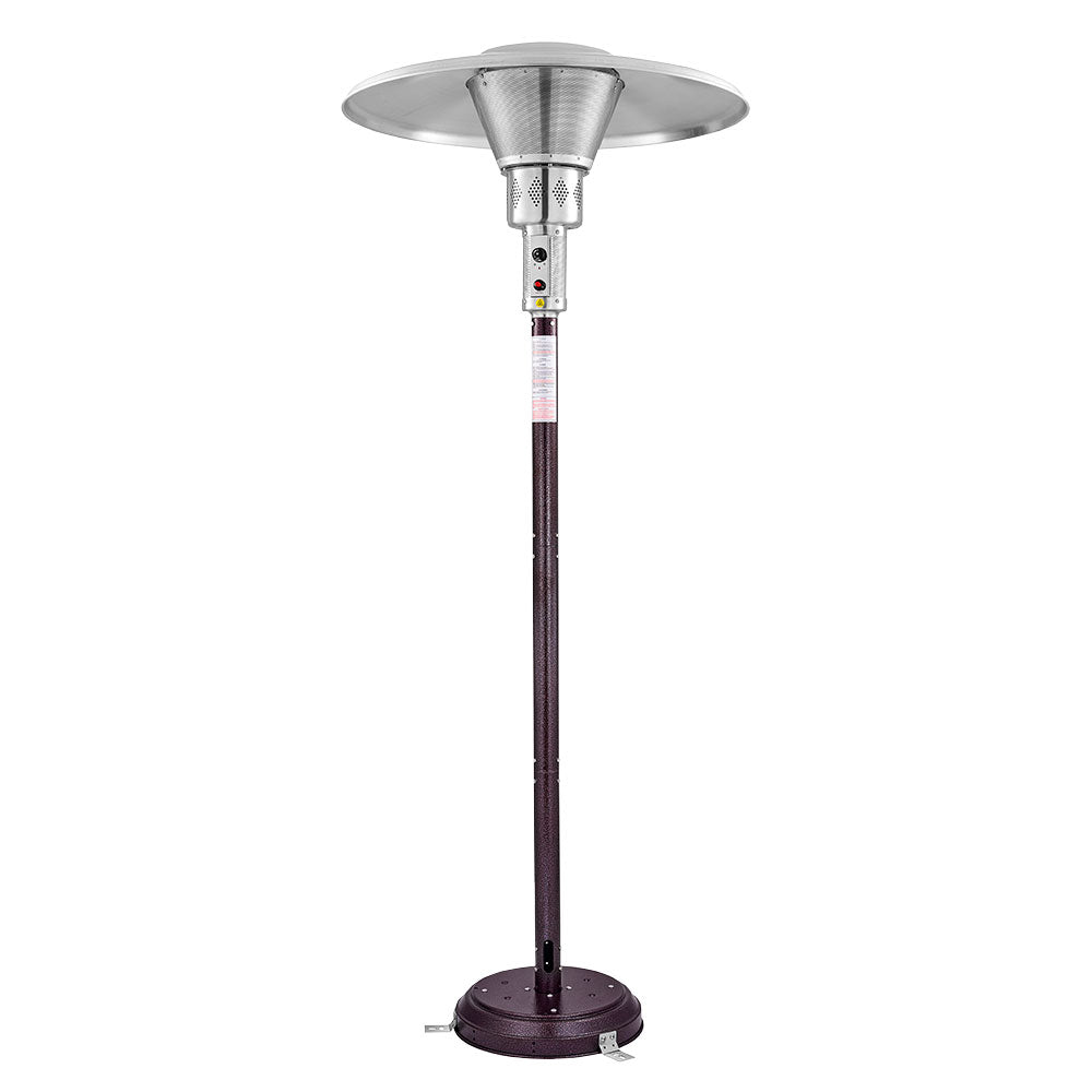 AZ Patio Commercial Natural Gas Hammered Bronze Patio Heater