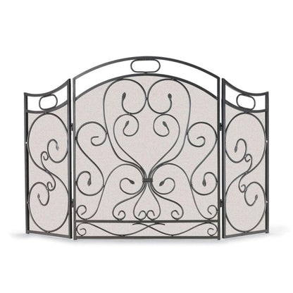 Napa Forge by Pilgrim 48" Graphite Shakespeare's Garden 3 Panel Folding Screen