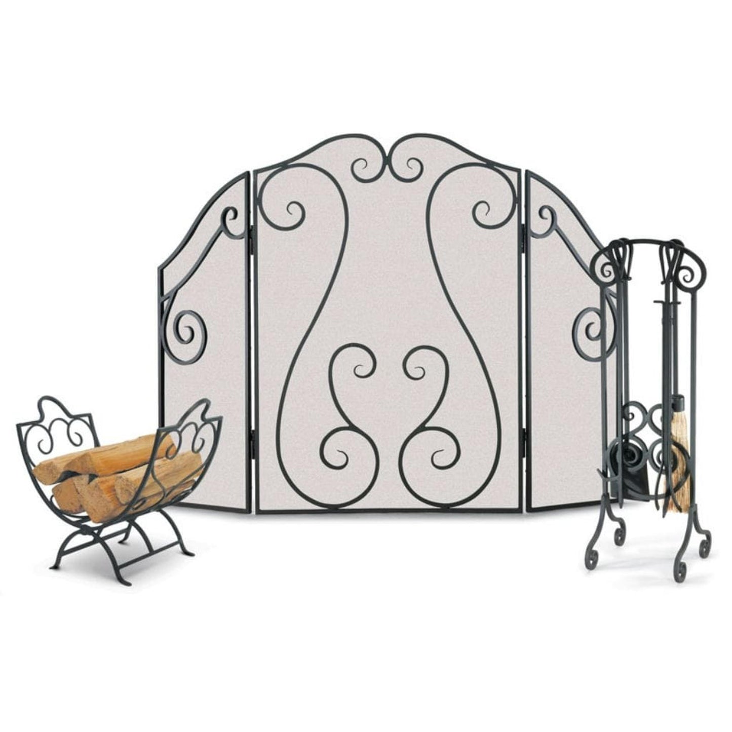 Napa Forge by Pilgrim 51" Antique Scroll 3 Panel Folding Screen