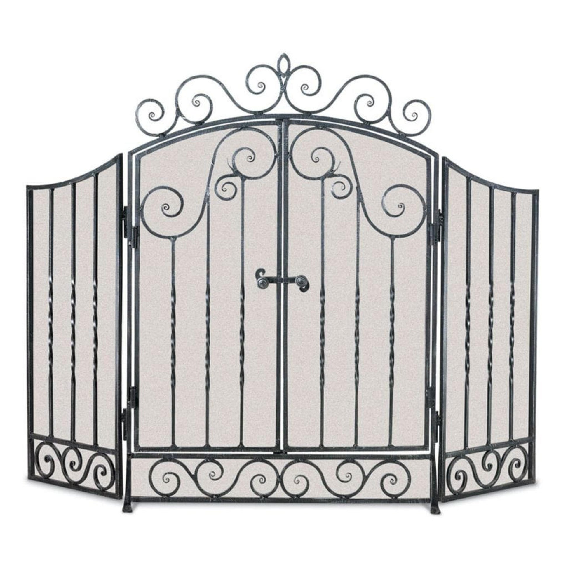 Napa Forge by Pilgrim 54" Vienna 3 Panel Screen with Doors