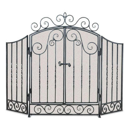 Napa Forge by Pilgrim 54" Vienna 3 Panel Screen with Doors