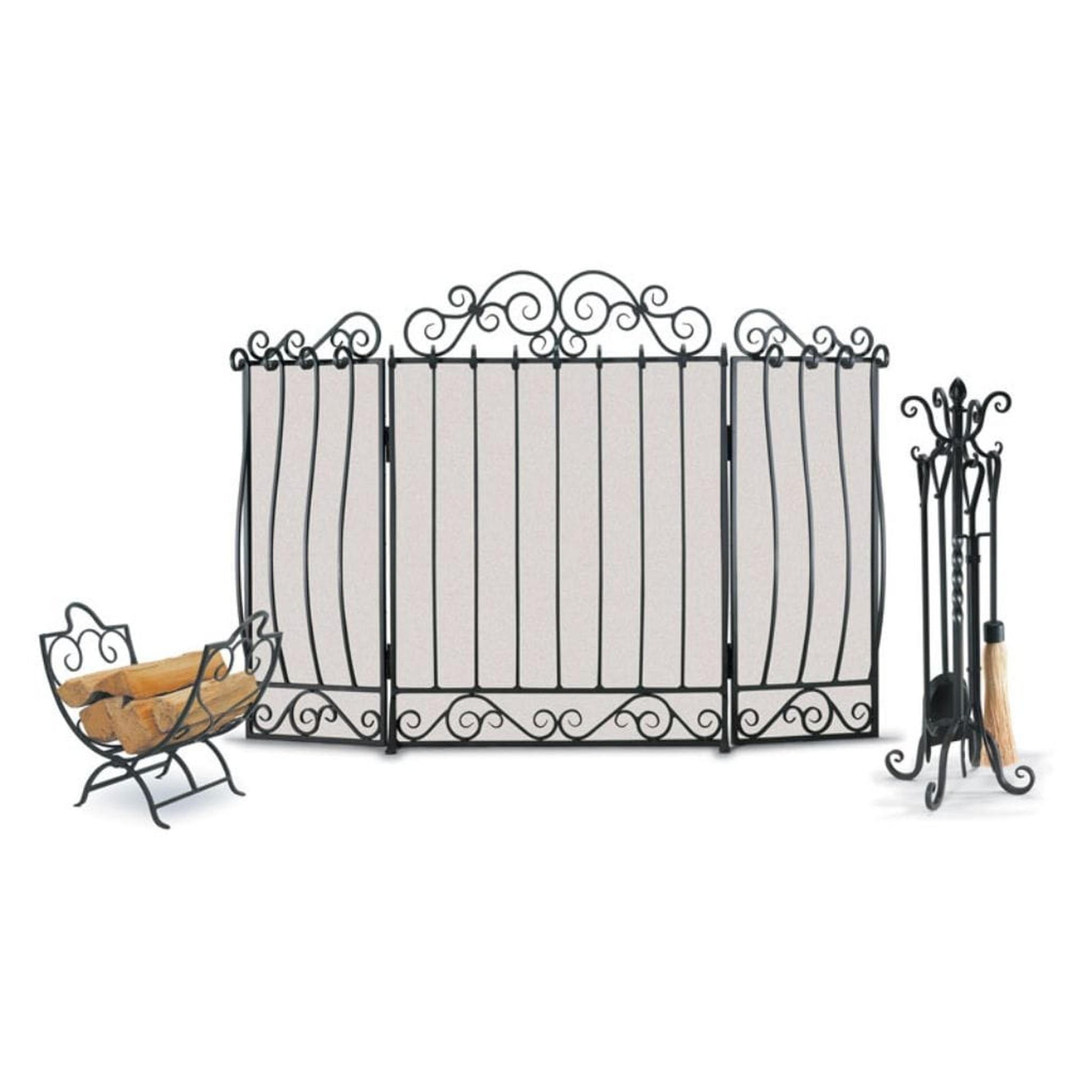 Napa Forge by Pilgrim 56" Villa 3 Panel Folding Screen