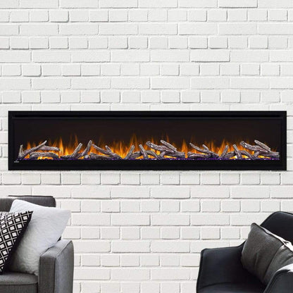 Napoleon Alluravision 74" Deep Wall Mount Electric Fireplace