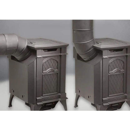 Napoleon Arlington 19" Porcelain Majolica Brown Direct Vent Cast Iron Gas Stove With Millivolt Ignition