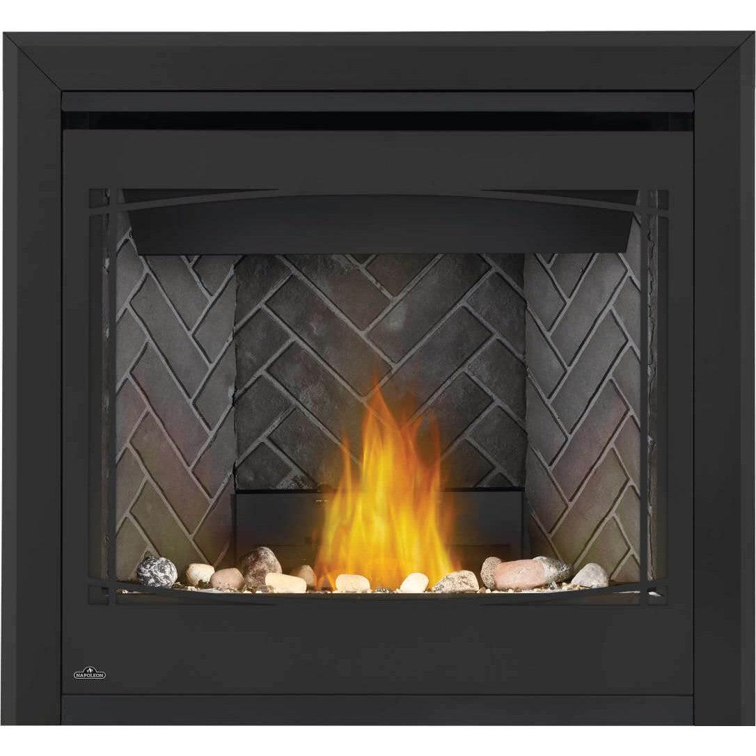 Napoleon Ascent 36" Millivolt Ignition, Propane Gas Direct Vent Fireplace