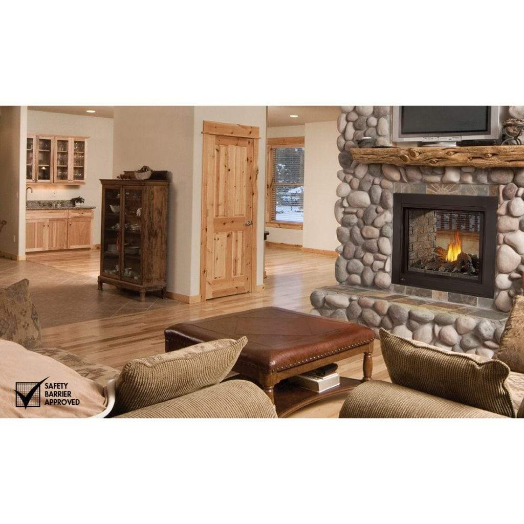 Napoleon Ascent 45" Multi-View Direct Vent See-Thru Gas Fireplace with Logs