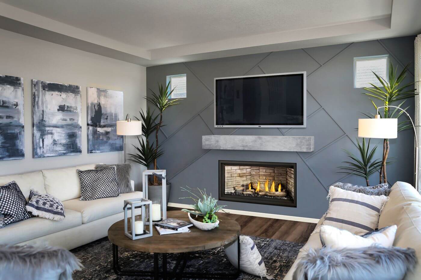 Napoleon Ascent Linear Premium 42" Built-in Direct Vent Natural Gas Fireplace