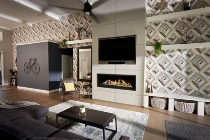 Napoleon Ascent Linear Premium 56" Built-in Direct Vent Natural Gas Fireplace