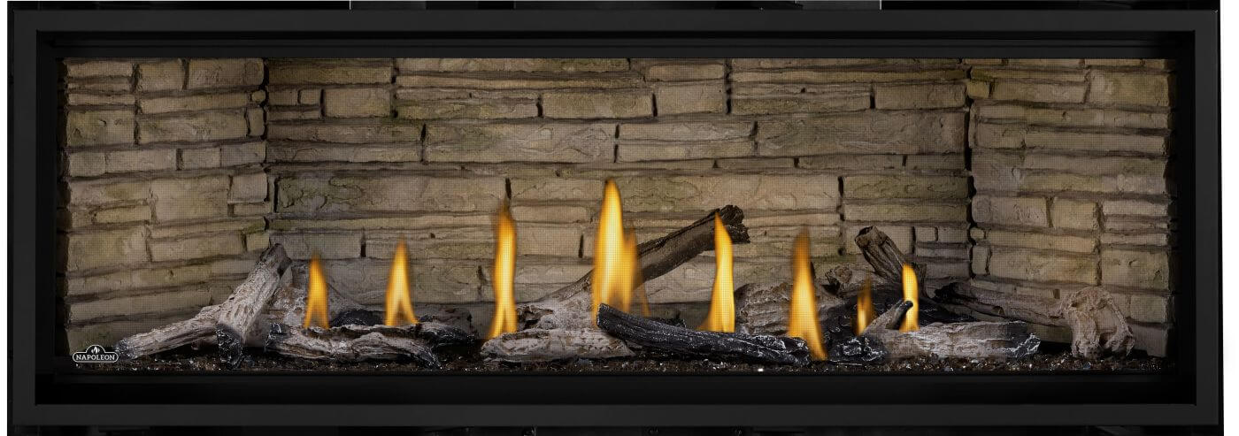 Napoleon Ascent Linear Premium 56" Built-in Direct Vent Natural Gas Fireplace