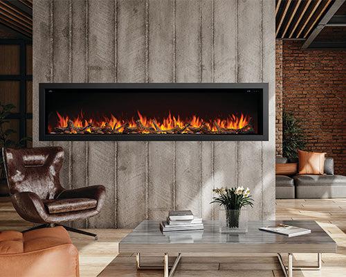 Napoleon Astound 96" Built-in Electric Fireplace With Wi-Fi Connectivity