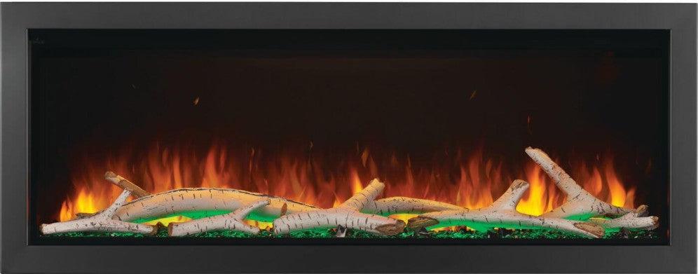 Electric outlet fireplace