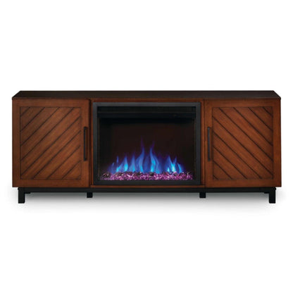 Napoleon Bella 65" Mantel Package With 26" Cineview Electric Firebox (Essential Series)
