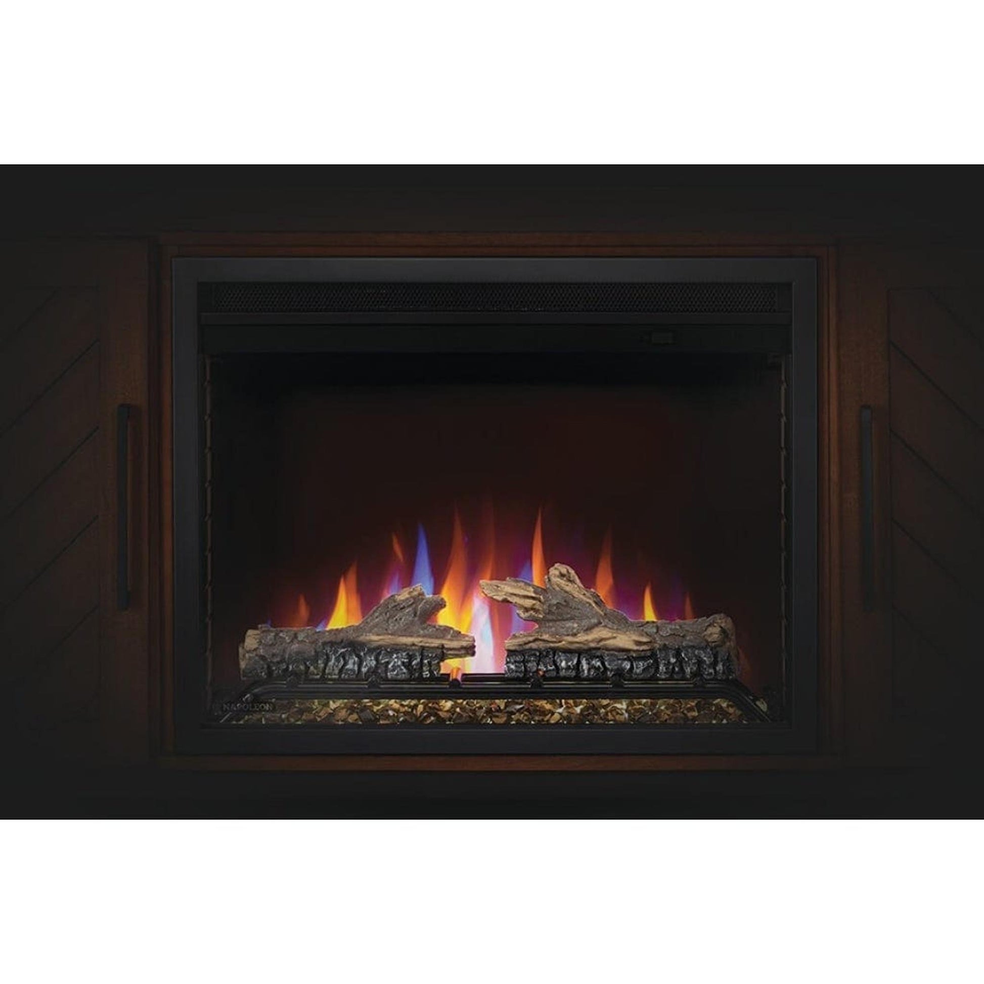 Napoleon Bella 65" Mantel Package With 26" Cineview Electric Firebox (Essential Series)