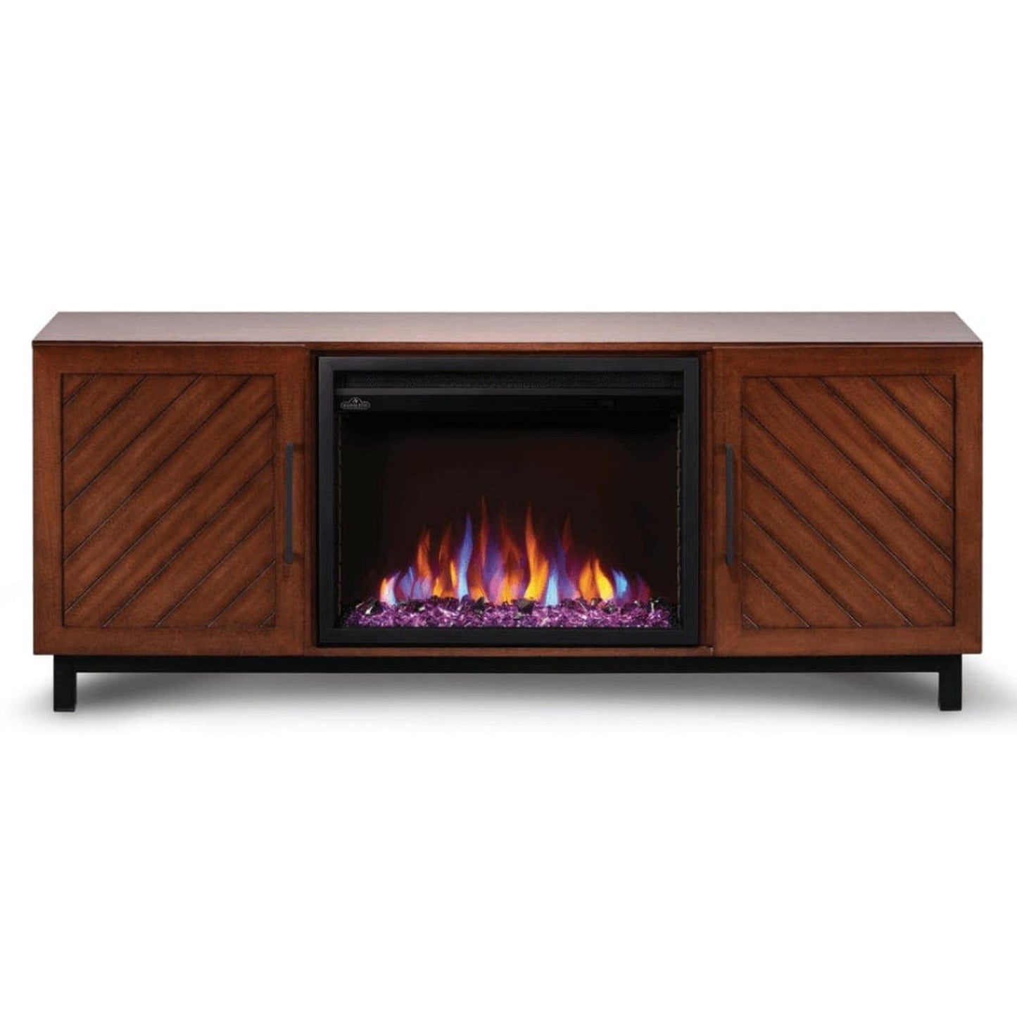 Napoleon Bella 65" Mantel Package With 26" Cineview Electric Firebox (Essential Series)