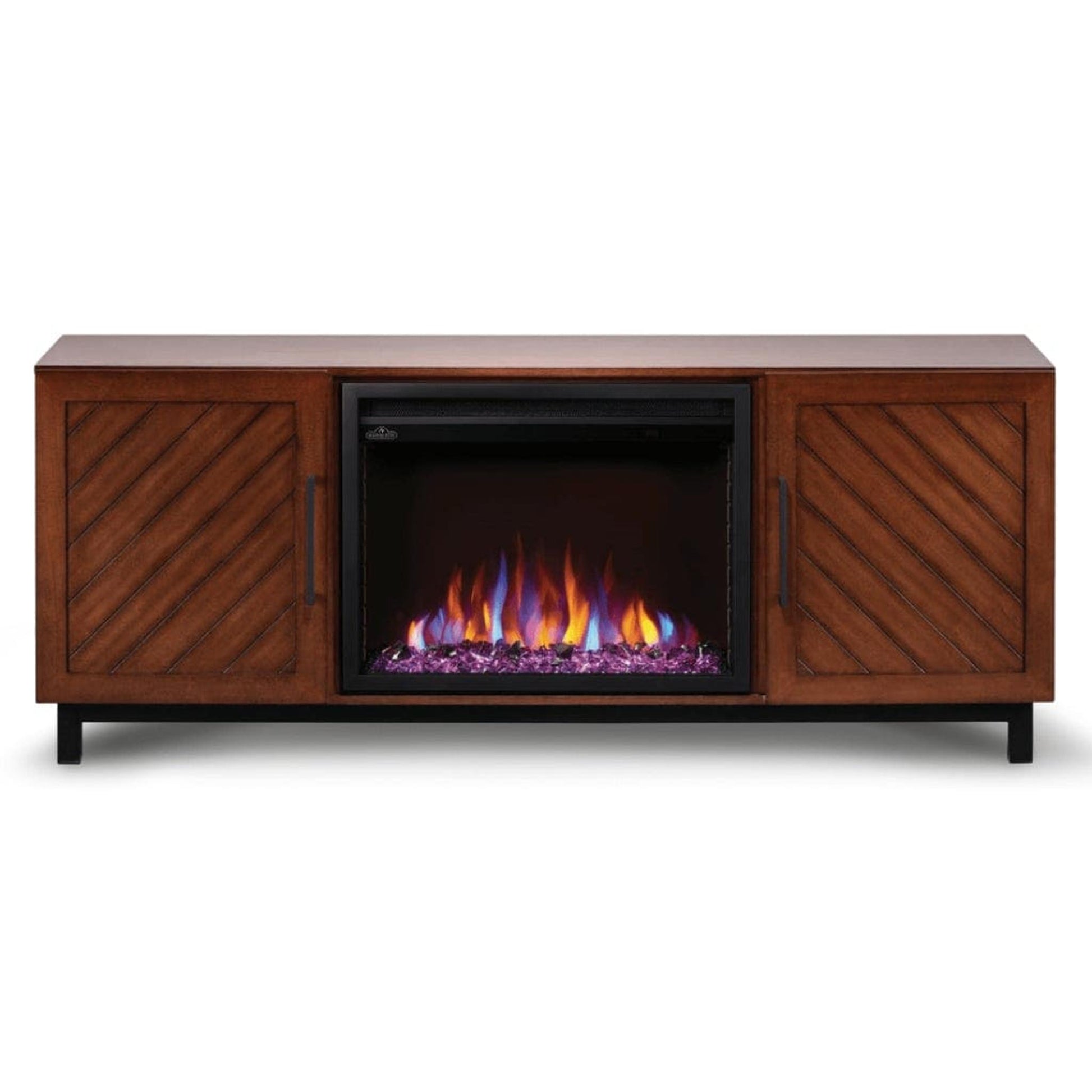 Napoleon Bella 65" Mantel Package With 26" Cineview Electric Firebox (Essential Series)