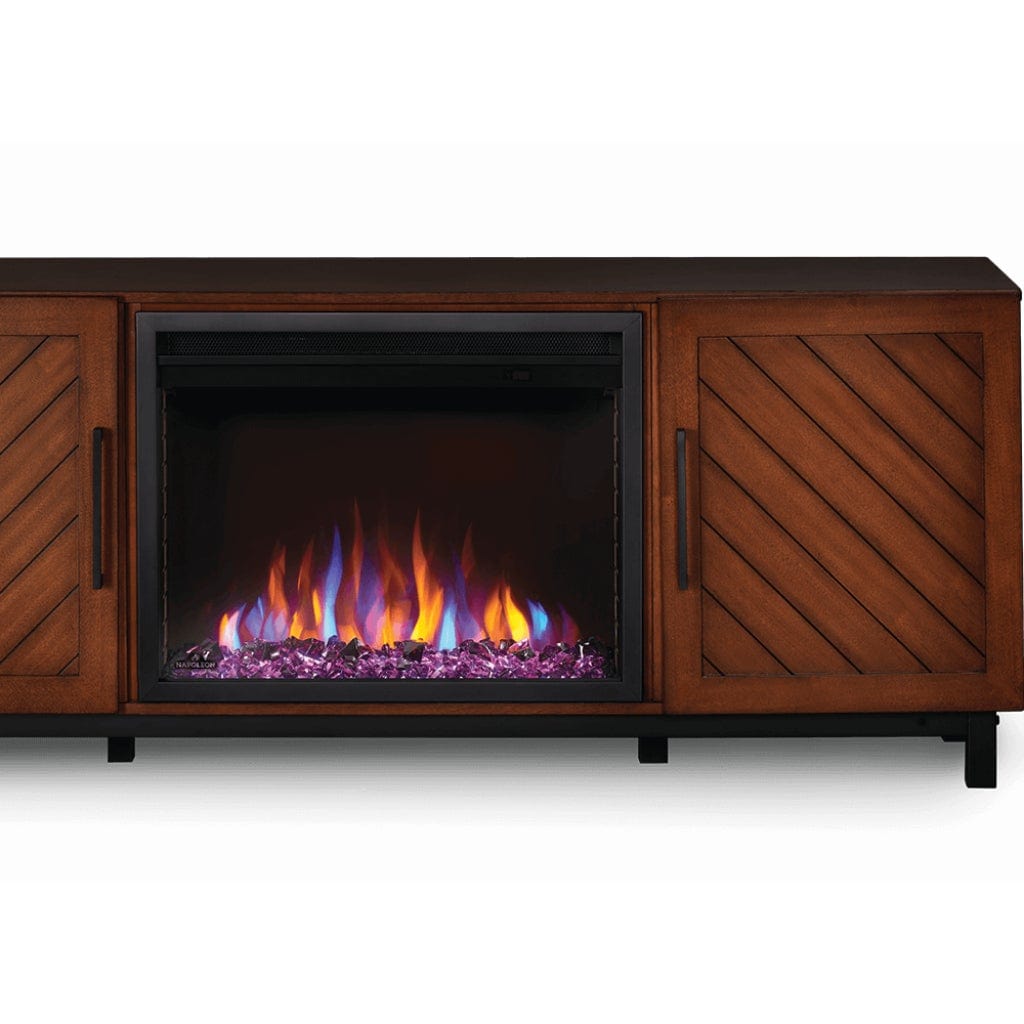 Napoleon Bella 65" Mantel Package with 26" Cineview Electric Firebox (Essential Series)