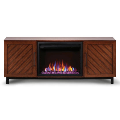 Napoleon Bella 65" Mantel Package with 26" Cineview Electric Firebox (Essential Series)