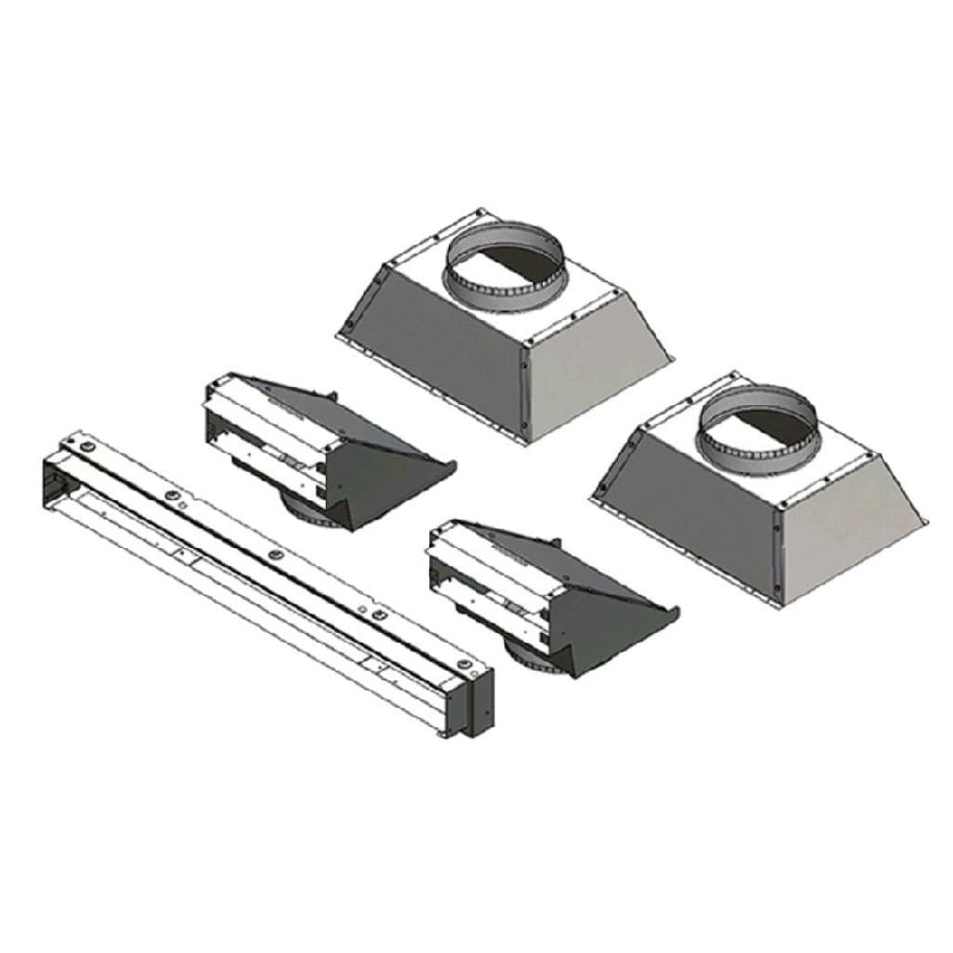 Napoleon Ducted Heat Management Front Discharge Kit for 38/50" Direct Vent Fireplaces