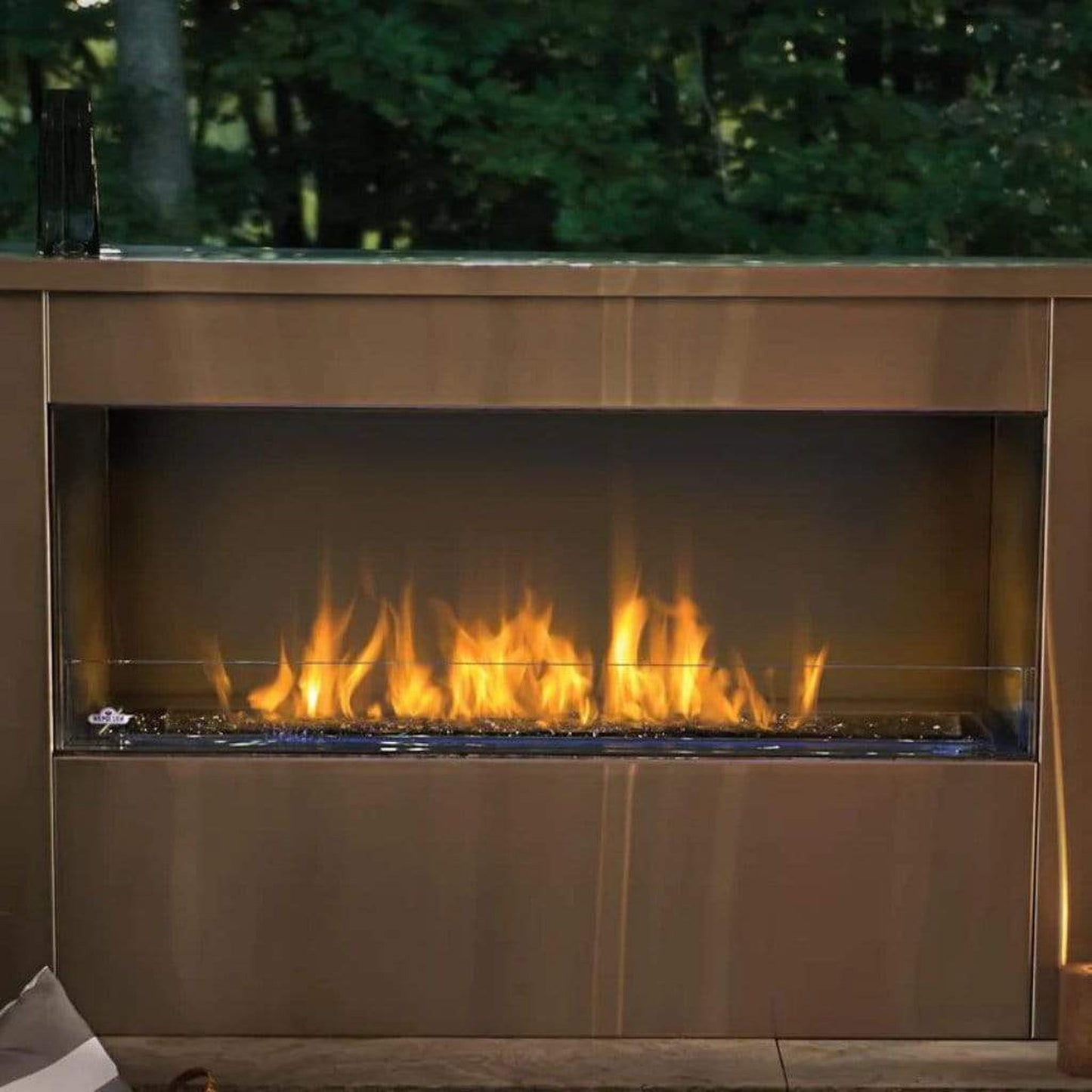 Napoleon Galaxy 51" Single Sided Outdoor Linear Vent Free Gas Fireplace