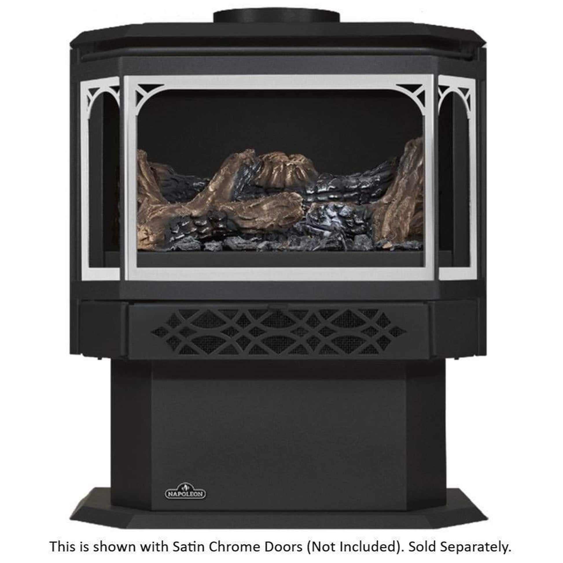 Napoleon Haliburton 23" Black Direct Vent Gas Stove With Millivolt Ignition