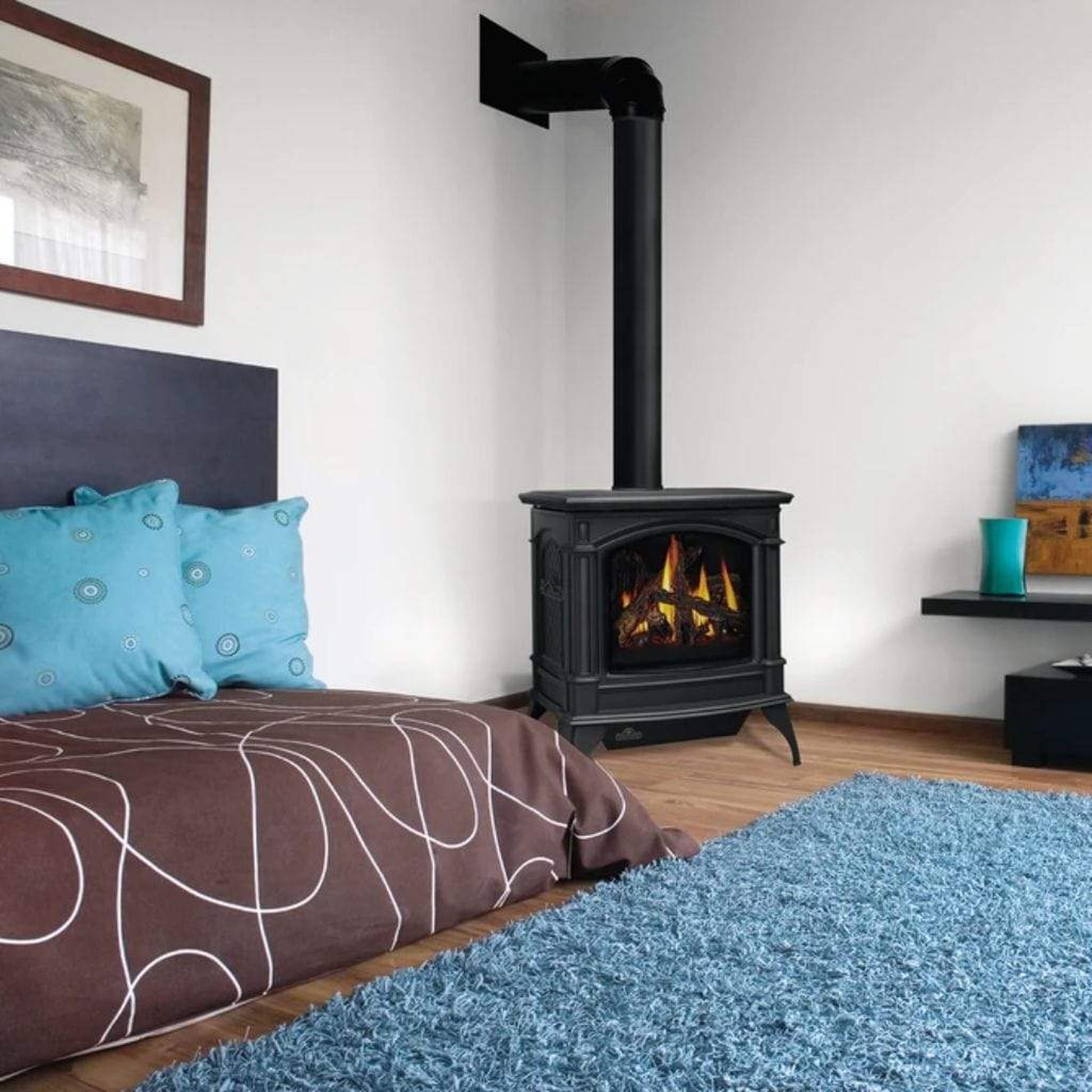 Napoleon Knightsbridge 27" Majolica Brown Direct Vent Cast Iron Gas Stove