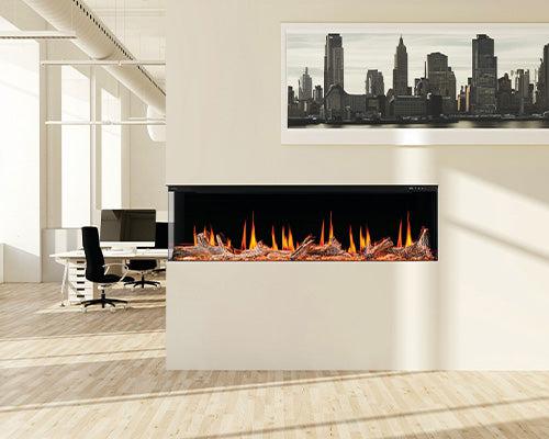 Napoleon Luminex 65" LCD Built-in Linear Electric Fireplace