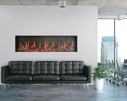 Napoleon Luminex 65" LCD Built-in Linear Electric Fireplace