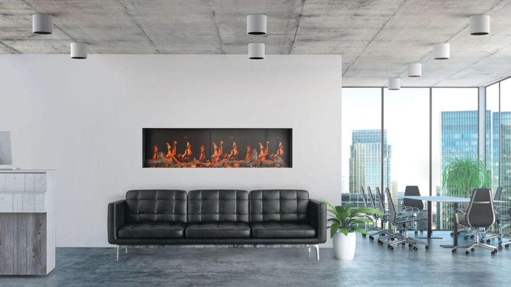 Napoleon Luminex 65" LCD Built-in Linear Electric Fireplace