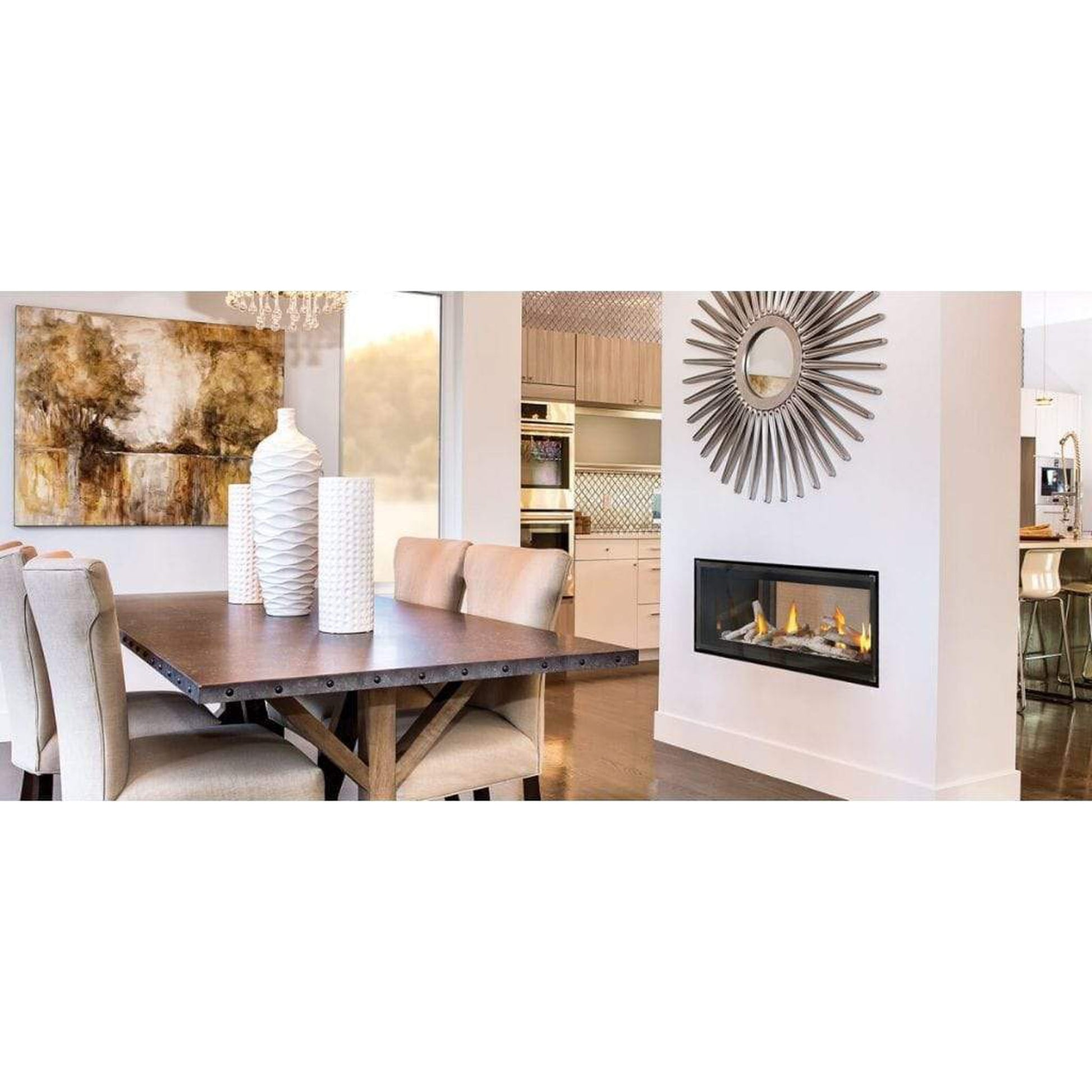 Napoleon Luxuria 50" See-Through Linear Direct Vent Gas Fireplace