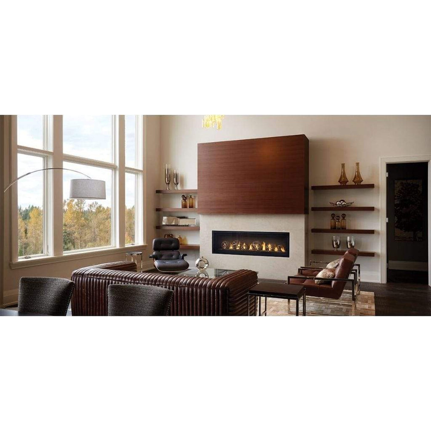 Napoleon Luxuria 62" Single Sided Linear Direct Vent Natural Gas Fireplace