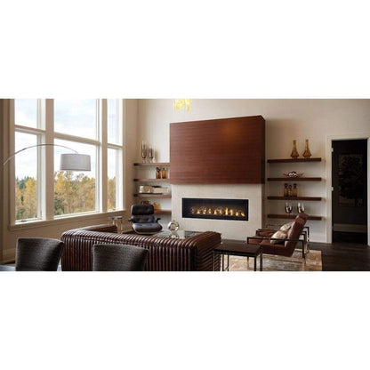 Napoleon Luxuria 62" Single Sided Linear Direct Vent Natural Gas Fireplace