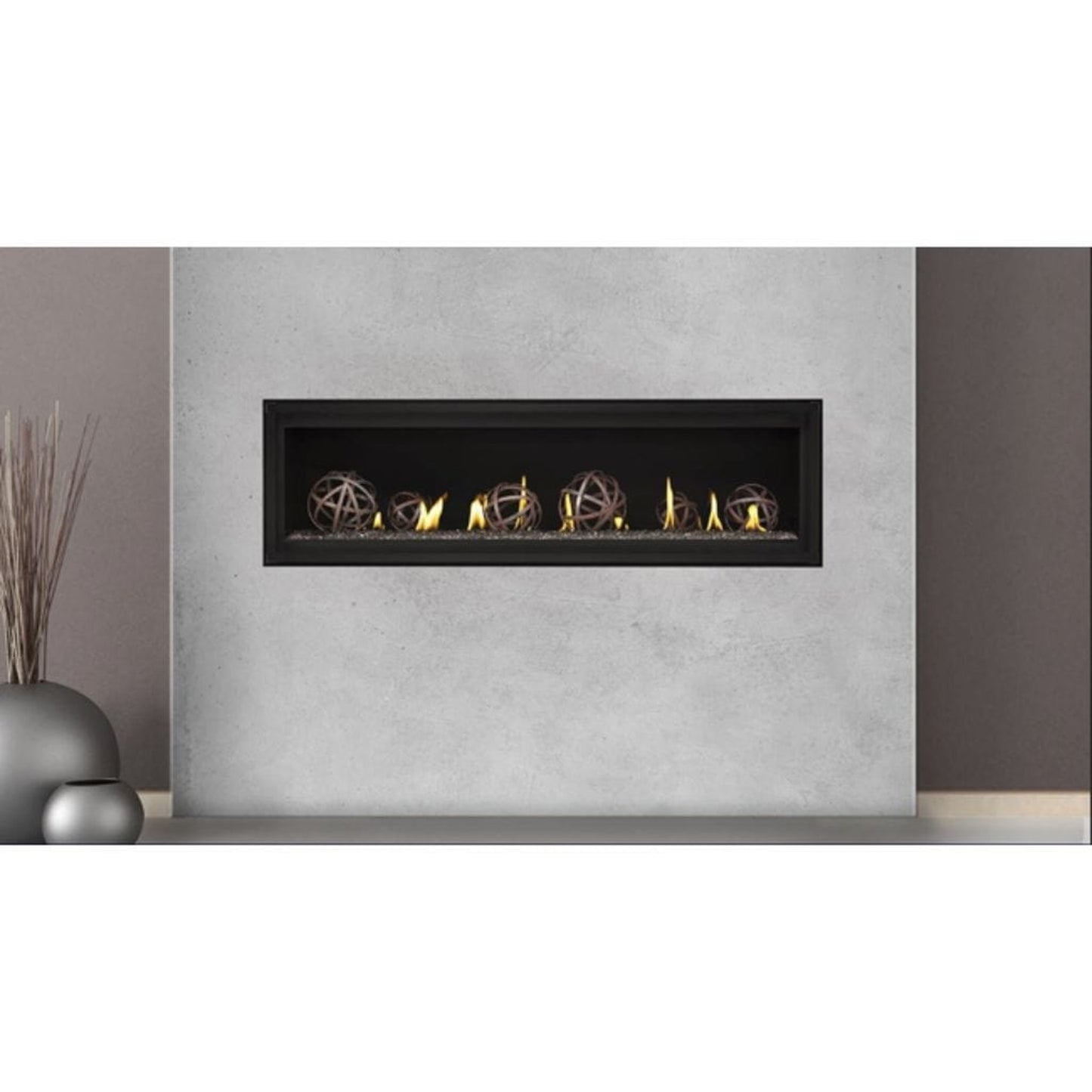 Napoleon Luxuria 62" Single Sided Linear Direct Vent Natural Gas Fireplace