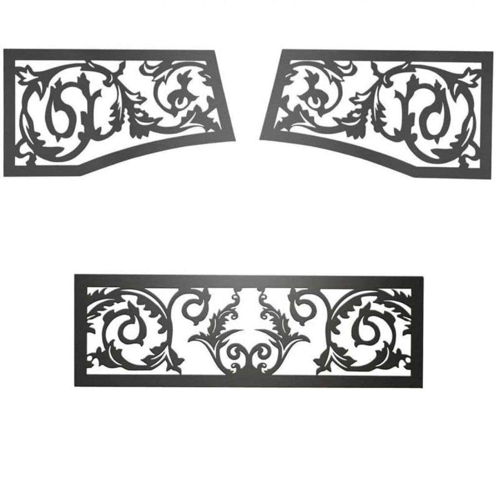 Napoleon Metallic Black Victorian Ornamental Inset Accessory