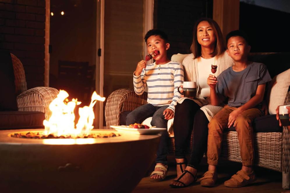 Napoleon Nexus 36" Patioflame Grey Round Fire Table